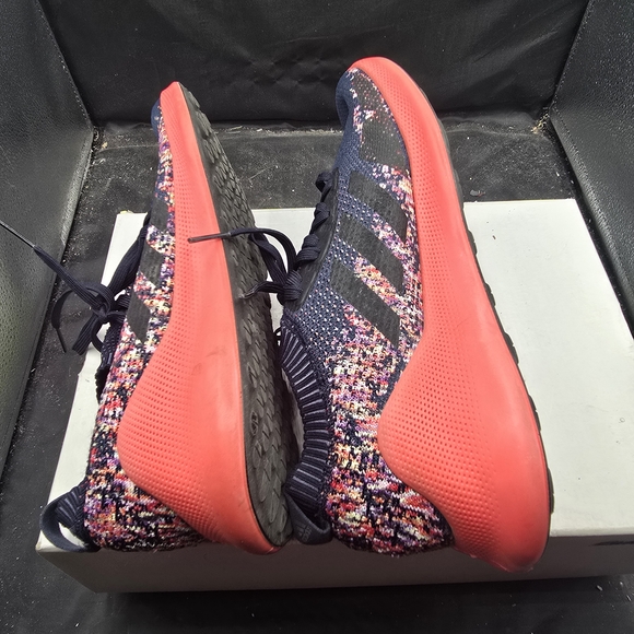 Adidas Dark Blue Sneakers with Red‎ Highlights